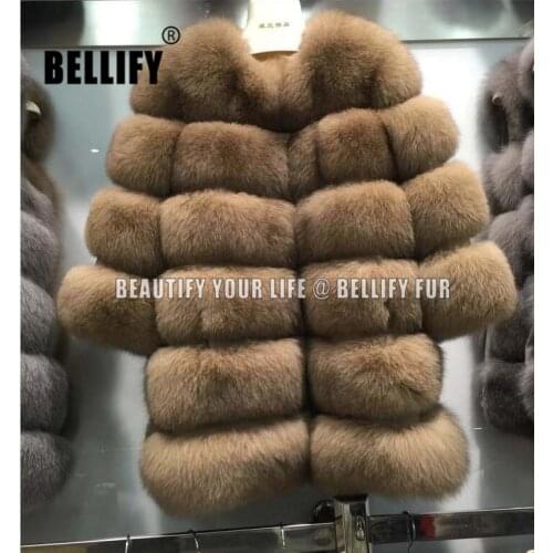 New 2020Milan Fur collections Real Fox Fur coats and jackets for Women Luxury Fur coats outerwear