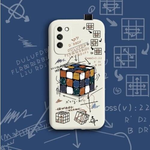 New Colorful Rubiks Cube Skin-feel cases for Vivo Y30 Y30i Y20 Y20i Y20S Y20 V20 SE Y51 2020 Y31 2021 S1 Pro V17 Full TPU Cover