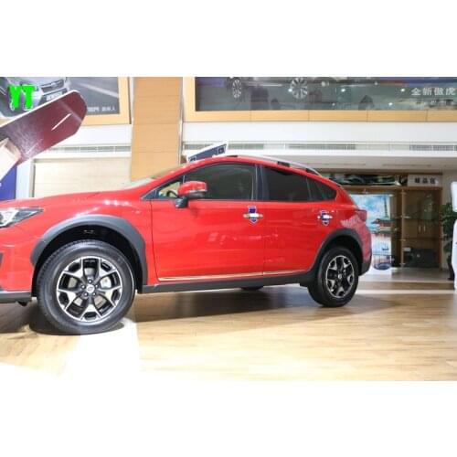 Car side door trim for xv 2018 Abs Chrome 4pcs/lot