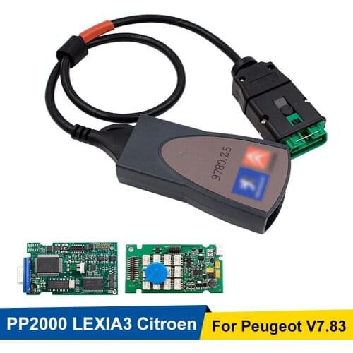 Professional Lexia-3 PP2000 V48 V25 XS Evolution with Diagbox V7.76 Software for Citroen/Peugeot OBD2 Diagnostic Tool Wholesale