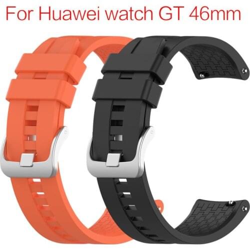 New Fashion Soft Silicone Sports Band For Huawei Watch GT Bands Rubber Watchband Strap Shipping Within 24 Hours Fast Delivery