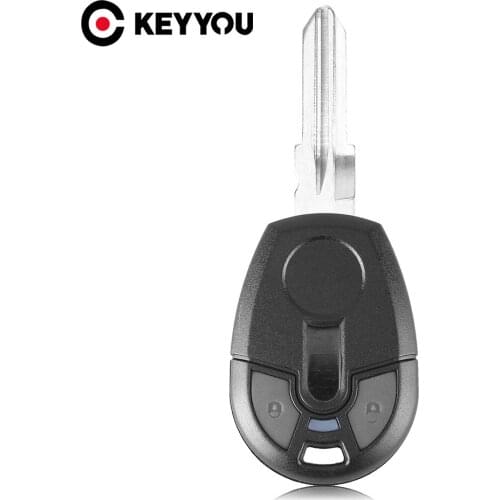 KEYYOU Replacement GT15R SIP22 Blade For Fiat Positron Transponder Key Cover Blank Case 2 Buttons Remote Car Key Shell