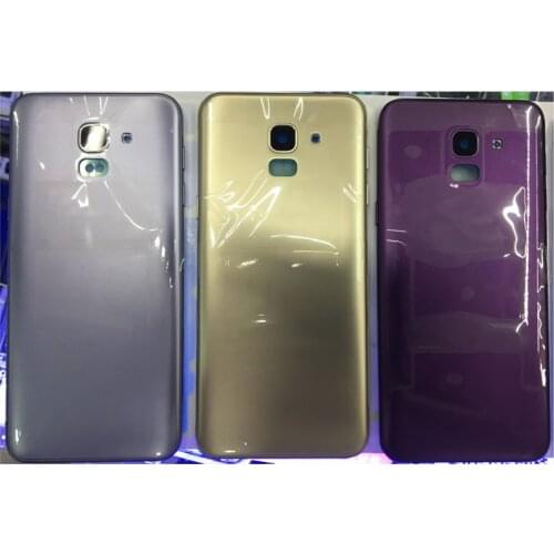 Back Housing For Samsung Galaxy J6 5.6" Back Cover Case Battery Rear Door 2018 J600 J600F Replacement Battery Cover