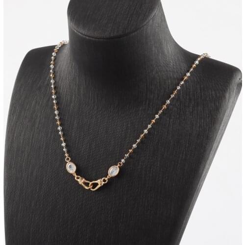 Sanying M83206 sunglasses accessories beads for jewelry making 18k gold-plated 0.3 micron diy mask chain 75cm/lot