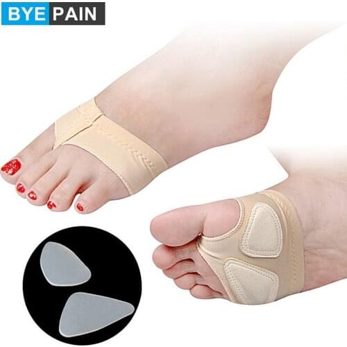 1Pair BYEPAIN Professional Belly Ballet Dance Toe Pad Practice Shoes Protection Dance Socks Foot Thongs Foot Care