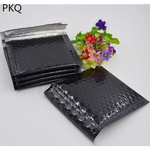 10pcs 6 sizes Black Bubble Envelope Mailer Packaging Bubble Envolope Bag Free Shipping small Poly plastic Padded bag