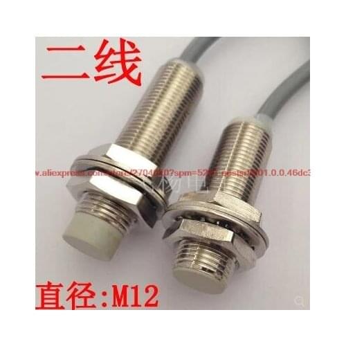 100% NEW FT12-04C M12 Proximity Switch Normally Open Type DC24V Sensor, 2-wire DC Two-wire Normally Closed