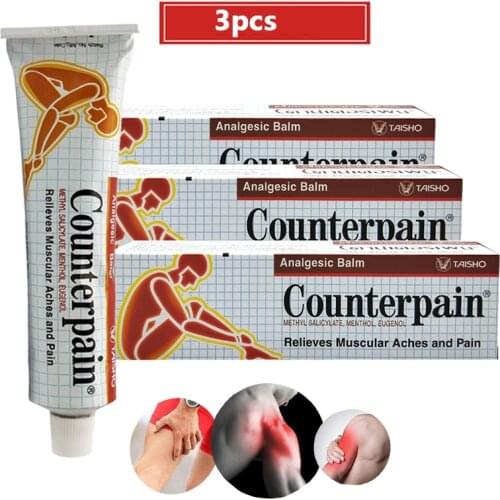 1-3pcs 120g Thailand Counterpain Hot Analgesic Balm Relief Muscle Aches and Pain Relieve Pain Balm Rheumatoid Arthritis Ointment