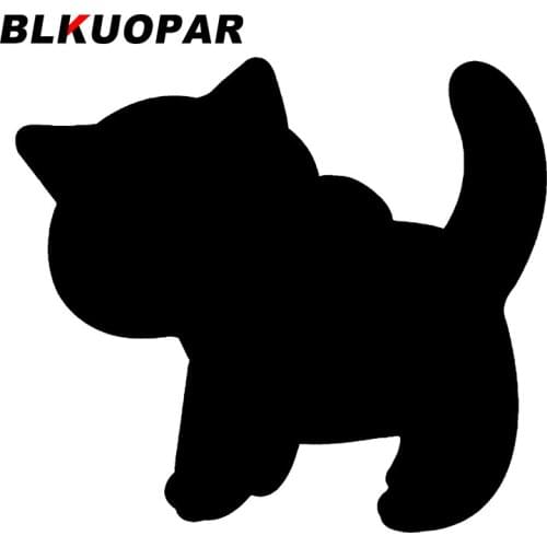 BLKUOPAR for Cat Car Stickers Fashionable Simple Decals Car Accessories Sunscreen Scratch-Proof Laptop Windows Decor