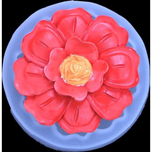 Large Flower Liquid Silicone Mold Fondant DIY Epoxy Decorative Tabletop Accessories 15-978