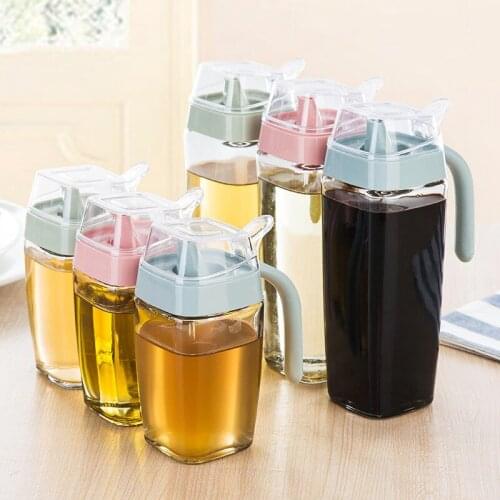 Household Glass Leakproof Oil Pot, Kitchen Utensils, Seasoning Bottle, Soy Sauce And Vinegar Bottle