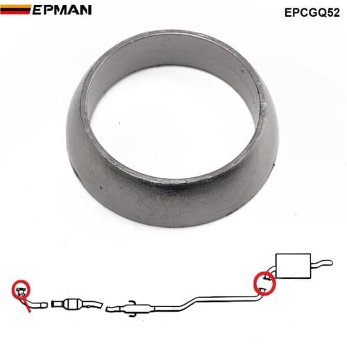 EPMAN Racing Exhaust Donut Ring Crush Gasket Exhaust Donut Collector Gasket Graphite Exhaust Gasket High Temperature EPCGQ52