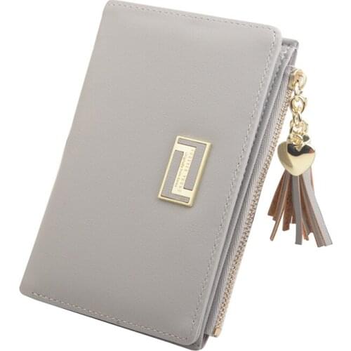 Women Tassel Wallet PU Leather Multi-card Purse Credit Card Holder Organizer New