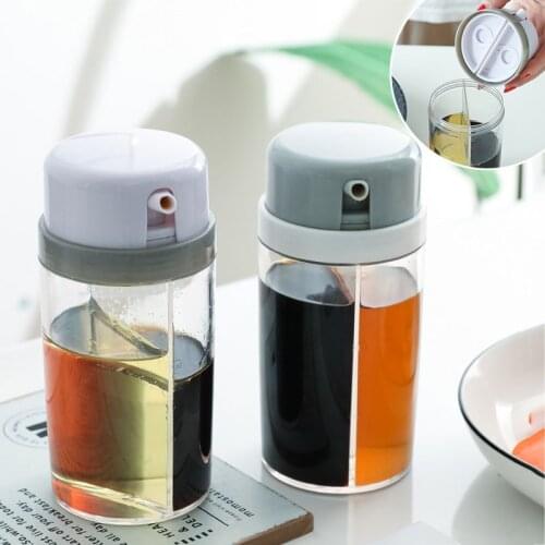 Kitchen Storage Containers Transparent Seasoning Bottle Household Jars With Lid Cooking Wine Soy Sauce Vinegar Storage Bottle