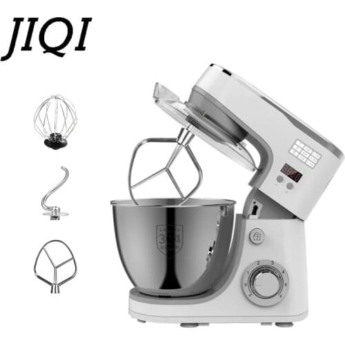 Stainless Steel Bowl 5 Liters Electric Stand Food Mixer Cream Blender Eggs Beater Bread Cake Knead Dough Chef Machine 110V 220V