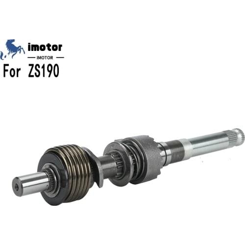 Motorcycles Kick Starter Shaft For 2 V Zongshen 190cc Z190 W190 ZS1P62YML-2 Electric Starter Engine Dirt Pit Bike Atv Quad