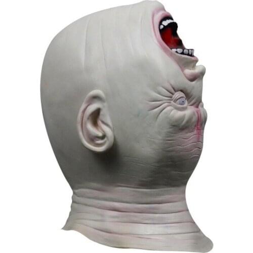 Upside Down Ghost Alien Full Head Mask Halloween Costume Party Prop Headmask Hotsale