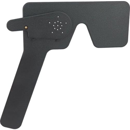 Professional Ophthalmic Lorgnette 17 Pinhole Black Plastic Vision Test Eye Occluder