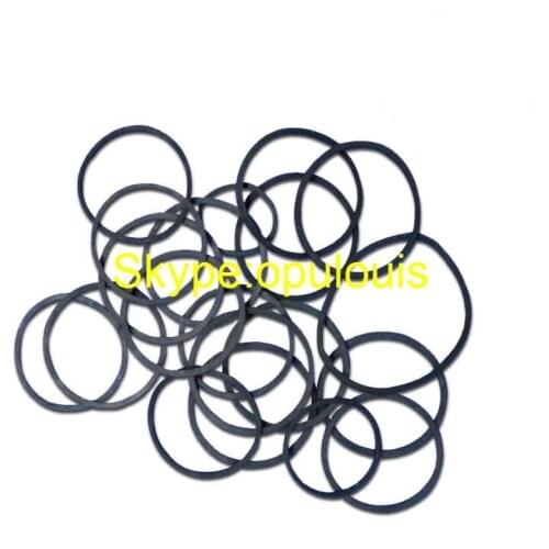 FREE SHIPING 5bag 20pc/bag DVD CD VCD Transmission belt all size folded lenth 2.5-5.5cm thickness 1.2mm rubber belt drive strap