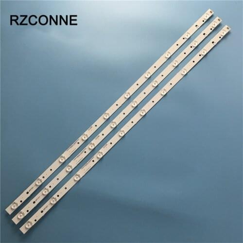 3pcs LED Backlight strip 10 lamp For IC-E-CNA039D139 Proscan 39 inch LCD Screen TV V390HJ1-P02 3V