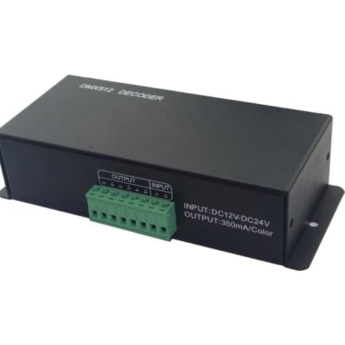 WS-DMX-KA-HL-350MA DMX512 Decoder DC12-24V Constant Current 350MA 700MA Controller For LED Strip Light Lamp Module