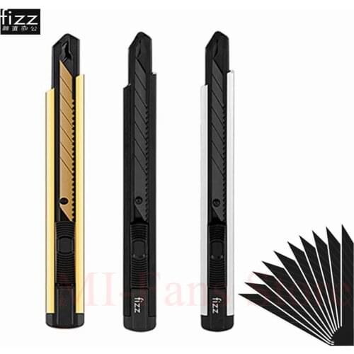 Youpin Fizz Aluminum alloy utility knife Tools Kit Cutter Engraving Metal blade self-locking design sharp angle with fracture kn