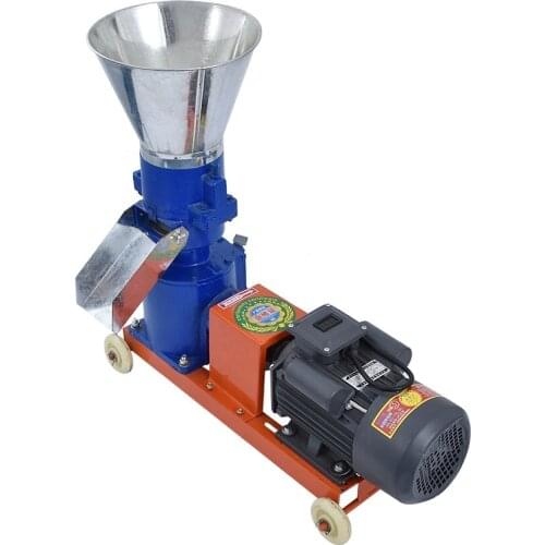 Factory Supply Wood Sawdust Pellet Making machine/Alfalfa Granulator Straw Biomass Cotton Stalks Rice Husk Pelletizer In Stock