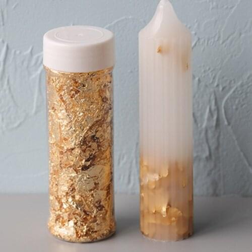 Candle Gold Foil for Candle Molds Silicone Mold Aromatherapy Soap Mould using Fo E56C