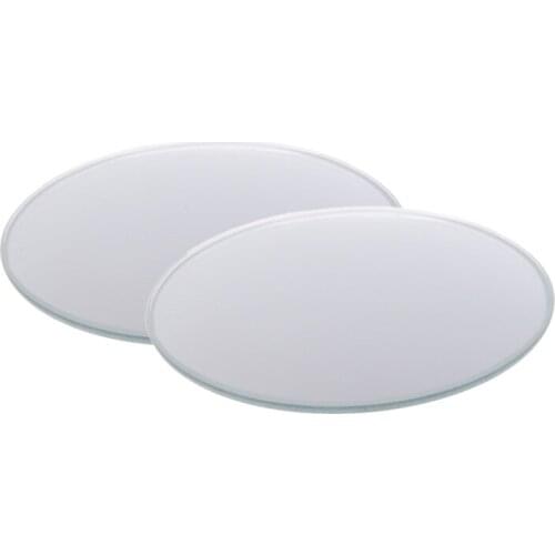 1 Pair 360 degree Frameless Wide Angle Round Convex Blind Spot Rearview Mirror