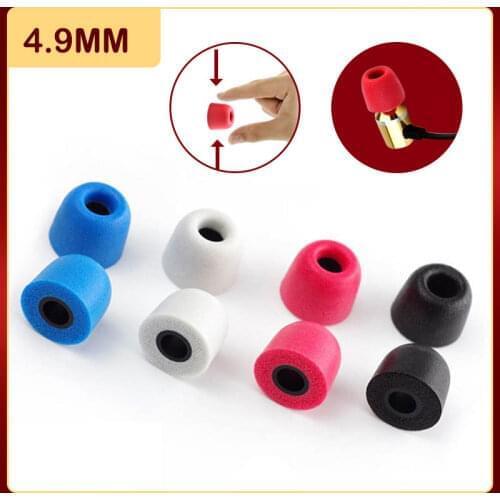 1Pair Soft Memory Foam Earbuds Earmuffs T400 Noise Isolation Eartips For In-Ear Tips Replacement Earplug Earphone Accessories