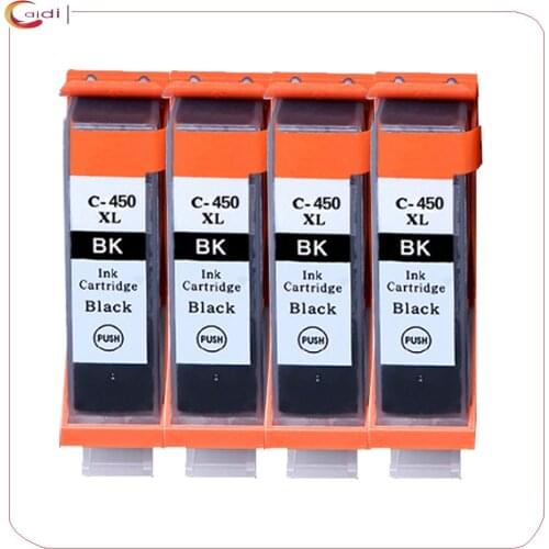 4 Black Compatible ink cartridge For canon PIXMA MG5440 MG5540 MG6440 Ip7240 MX924 IX6540 IX6840 printer inkjet PGI 450