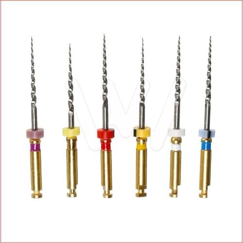 6 pcsbox Universal Dental Engine Use NiTi Super Rotary File SX-F3 Machine Taper Dentist Tool Teeth Whitening Material Tool