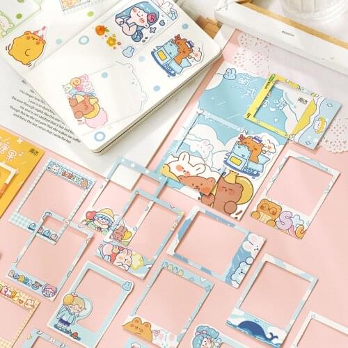 8packs/LOT soft Meng story meeting series stationery sticker Creative decoration DIY paper sticker