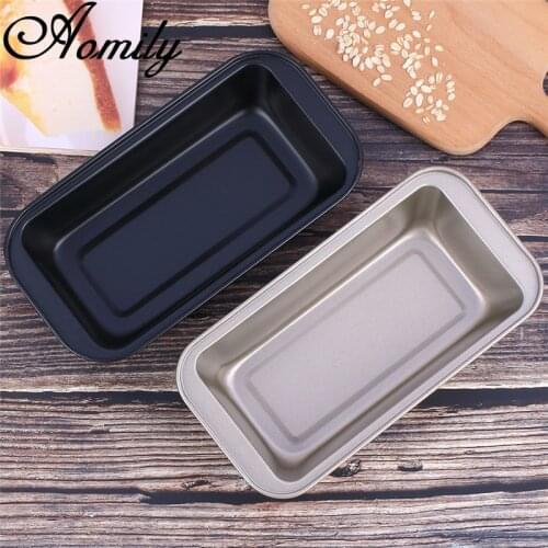 Amoliy Non-stick Cuboid Bread Mold Reusable Toast Mould Cake Pan Baking Pan Cake Molds Baking Trays for Kitchen Cake Baking Tool