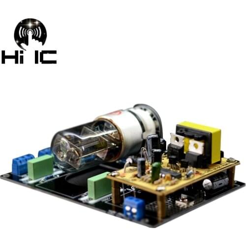 Lastest DC12V Car Audio 6N8P(6H8C 6SN7) Vacuum Tube Pre Amplifier Pre-Amplifier HiFi Preamp Amp Board Free Shipping