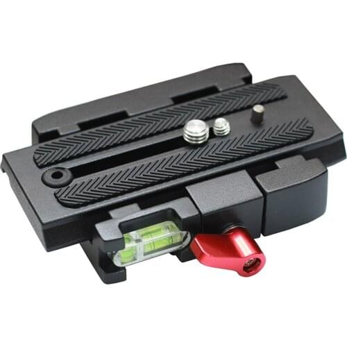 Quick Release Clamp Adapter + Quick Release Plate P200 Compatible for Manfrotto 501 500AH 701HDV 503HDV Q5