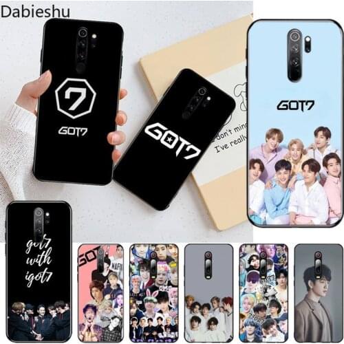Kpop HIP-HOP GOT7 Coque Shell Phone Case for Redmi Note 9 8 8T 8A 7 6 6A Go Pro Max Redmi 9 K20 K30