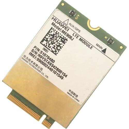 For HUAWEI WWAN ME906J M.2 NGFF w/GPS LTE/HPSA+ Mobile Broadband 4G Module 820019 for HP LT4225 EliteBook 720 G1/820 G1