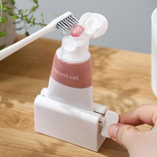 Bathroom Lazy Toothpaste Tube Squeezer Household Manual Tube Toothpaste Dispenser For Face Cleanser