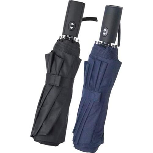 Hot YO-Automatic Open Close Large Canopy Umbrella STRONG Reinforced WINDPROOF Frame With Folding Lightweight Travel