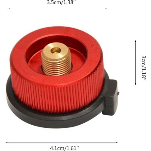 Camping Stove Burner Adaptor Conversion Outdoor Valve Connectors Gas Adapter 448D