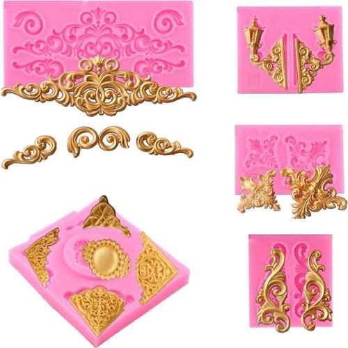 Fondant Two Feathers Cooking Tools Fondant Shaped Baking Diy Cake Sugar Silicone Craft Fondant Mold Tray Candymold