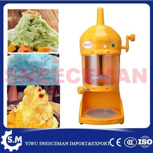 90kg/h Hot used shaved ice machines Electric Snow Ice Cream Shaver Shaved Machine ice Crusher machine