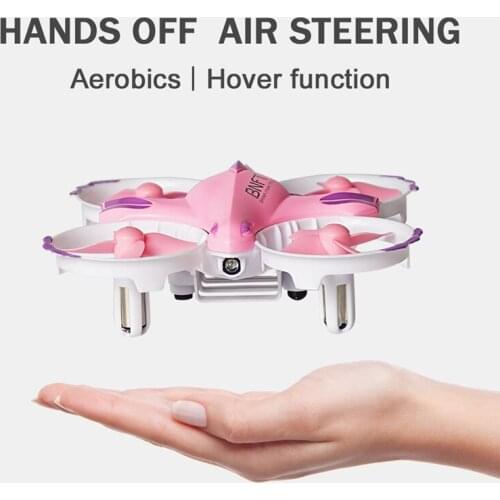Mini RC Drone 2.4G Remote Control Gesture Induction Interactive Helicopter 360 Degree Rolling Headless Mode Quadcopter Kids Toys