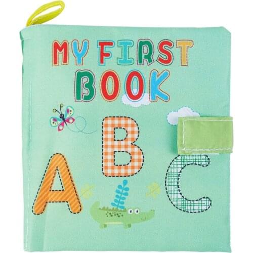 Soft Baby Cloth Book Early Educational Newborn Crib Toys for 0-36 Months Infants #2