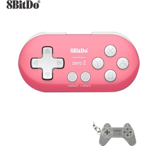 New Product for Nintendo Switch Windows Android macOS with Gift Keychain 8Bitdo Zero 2 Bluetooth Gamepad Mini Controller