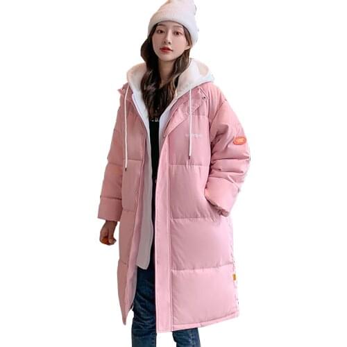 Parka women girlfriends fake two piece upset down jacket 2021 new female ins coat in winter Jacket 8616