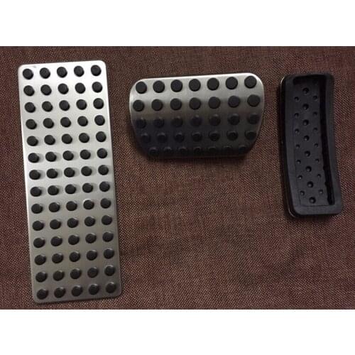 3pcs Gas Brake Footrest Pedal For Mercedes Benz W163 W164 W166 ML250 ML300 ML350 ML400 ML500 AT