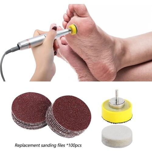 TP Replaceable Pedicure Sandpaper Disc Cuticle Callus Remove Tool For Electric Foot File Callus Hard Dead Skin Pedicure Tools
