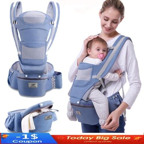 Baby Waist Stool Brand 0-48 Months Buttocks Soft And Beathable Adjustable Front Ergonomic Kangaroo Sling